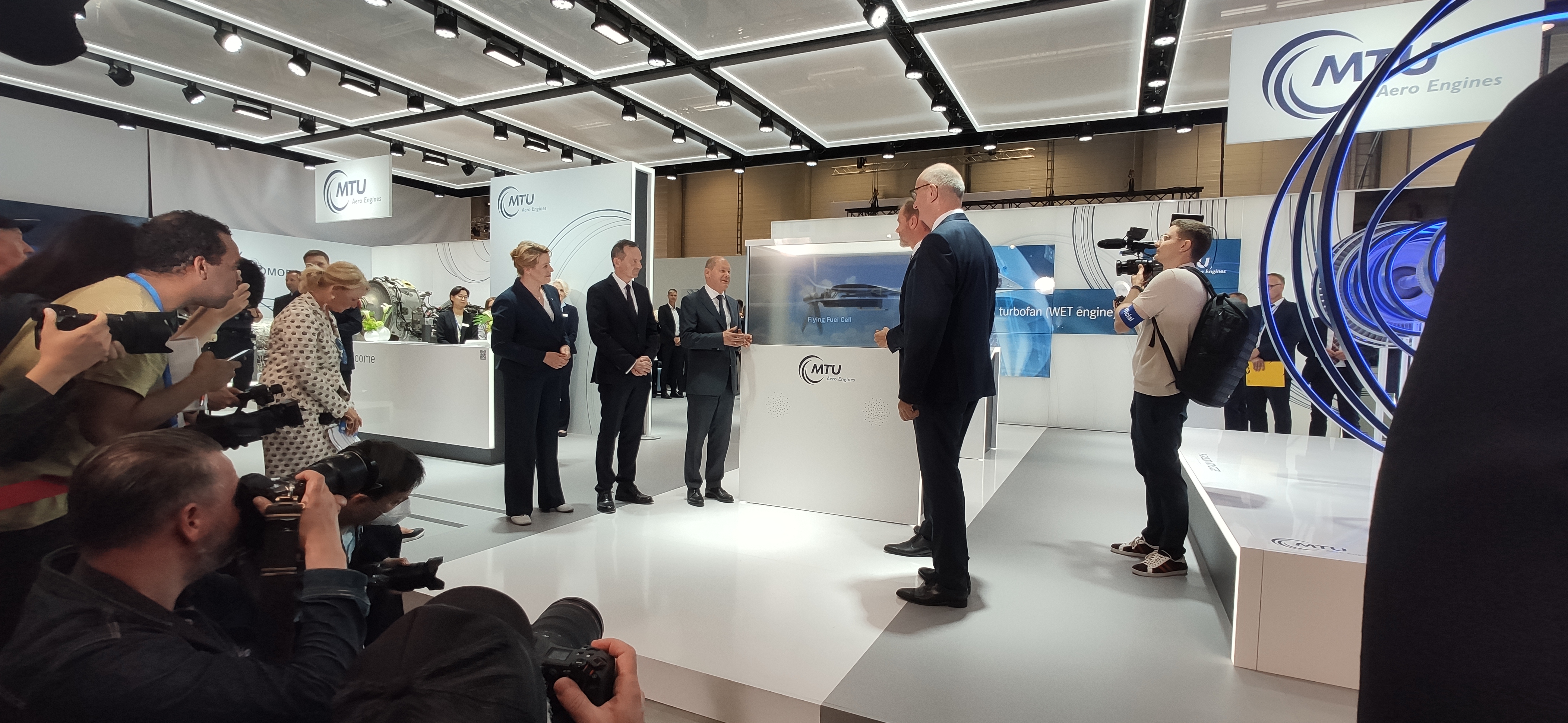 MTU Aero Engines Brennstoffzelle Exponat ILA 2022