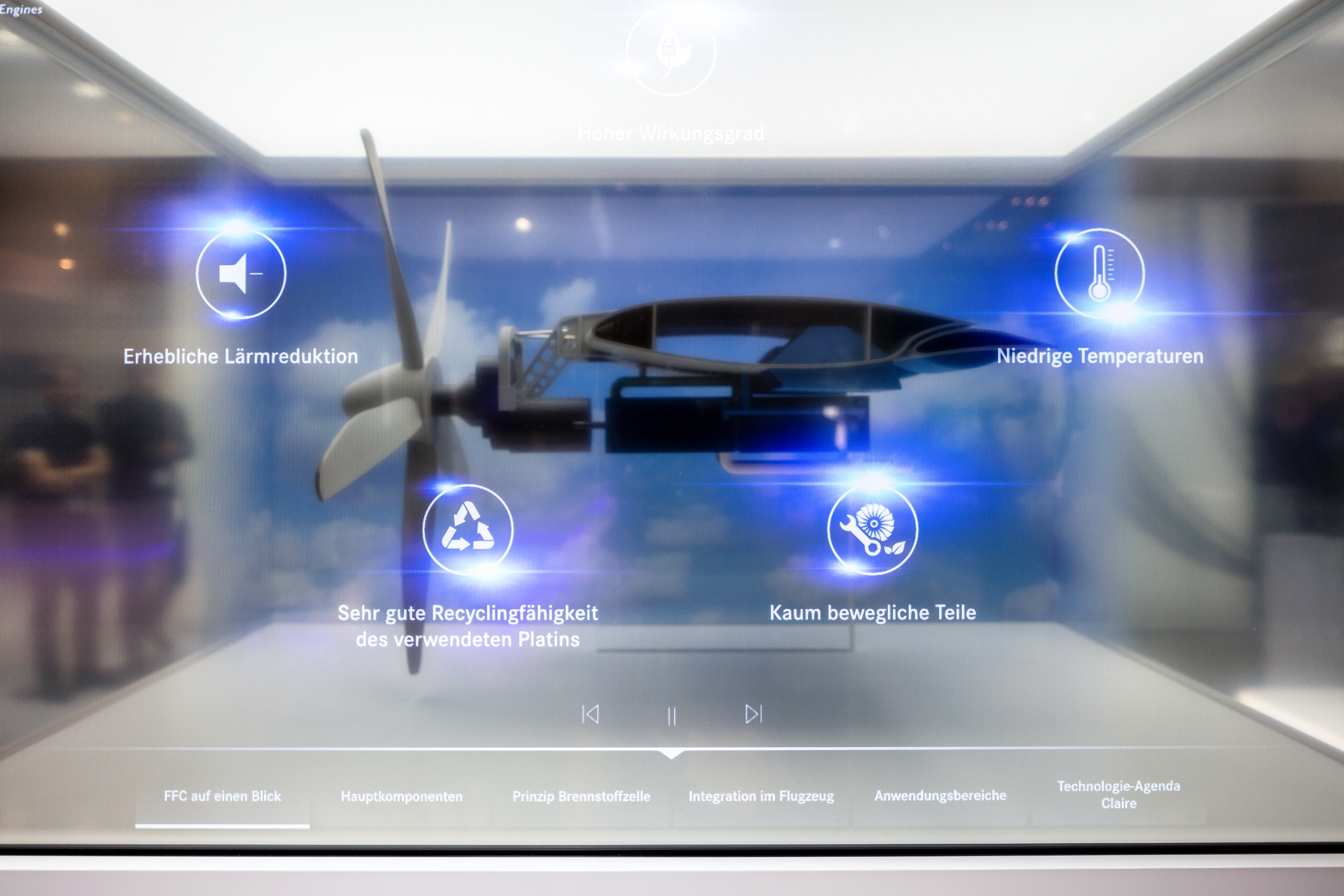 MTU Aero Engines Brennstoffzelle Exponat ILA 2022, FFC, Flying Fuel Cell