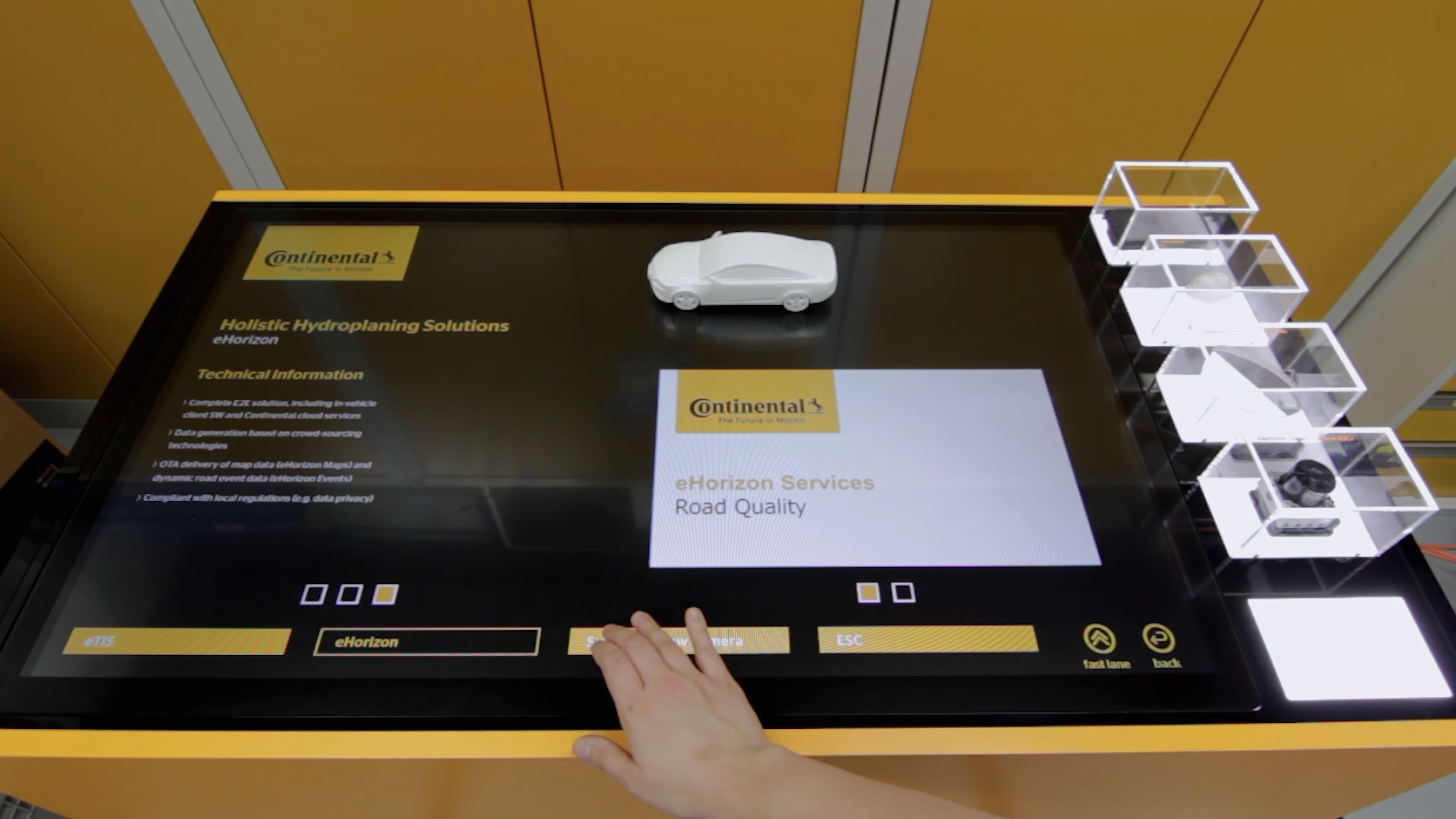 Continental Aquaplanning Exponat 2018