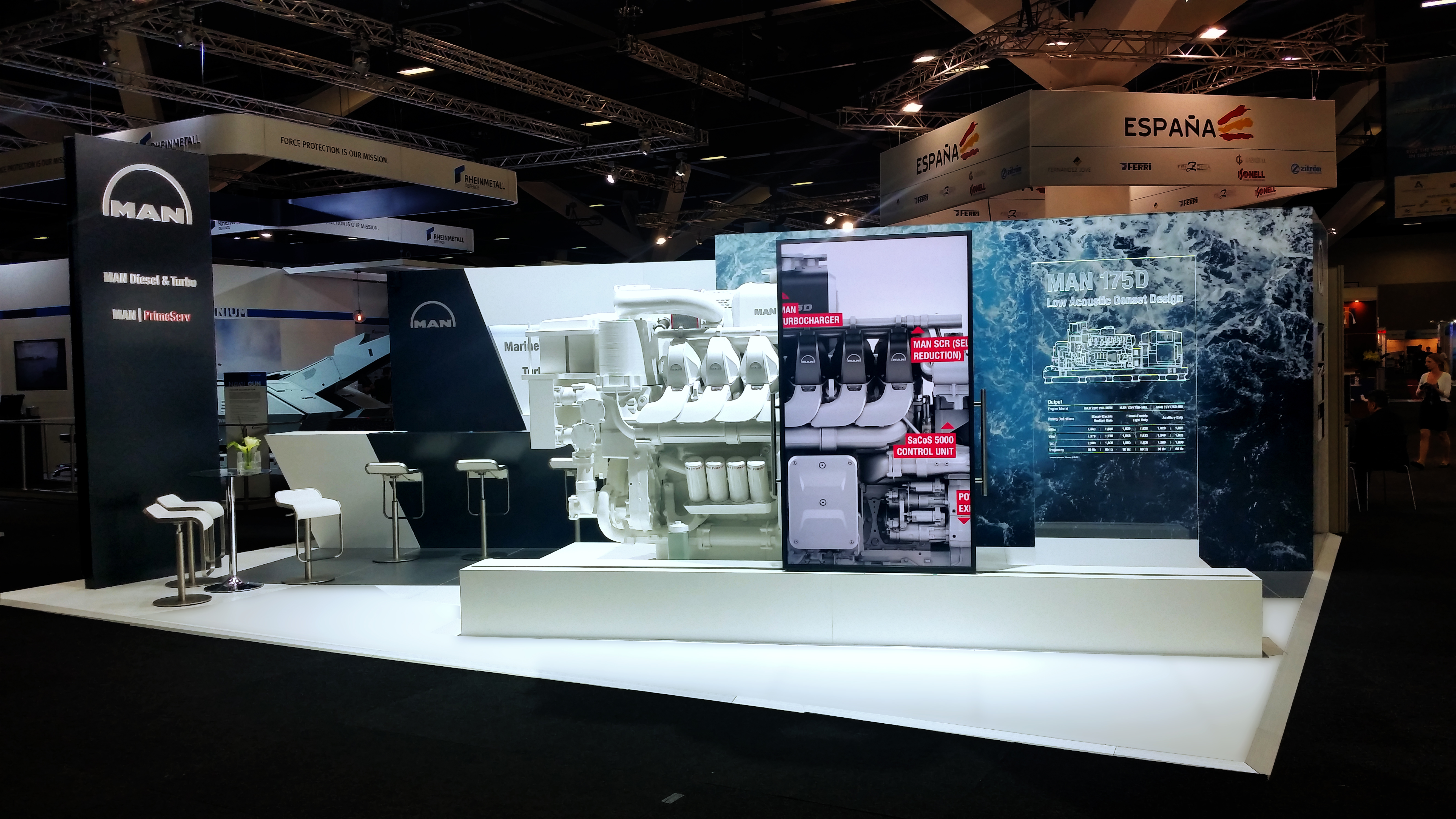 MAN Energy Solutions Exponat 175D Navy Genset 2017