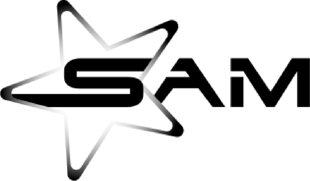 SAM Logo schwarz Logo