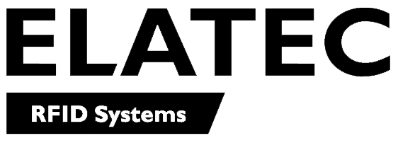 Elatec Logo schwarz Logo