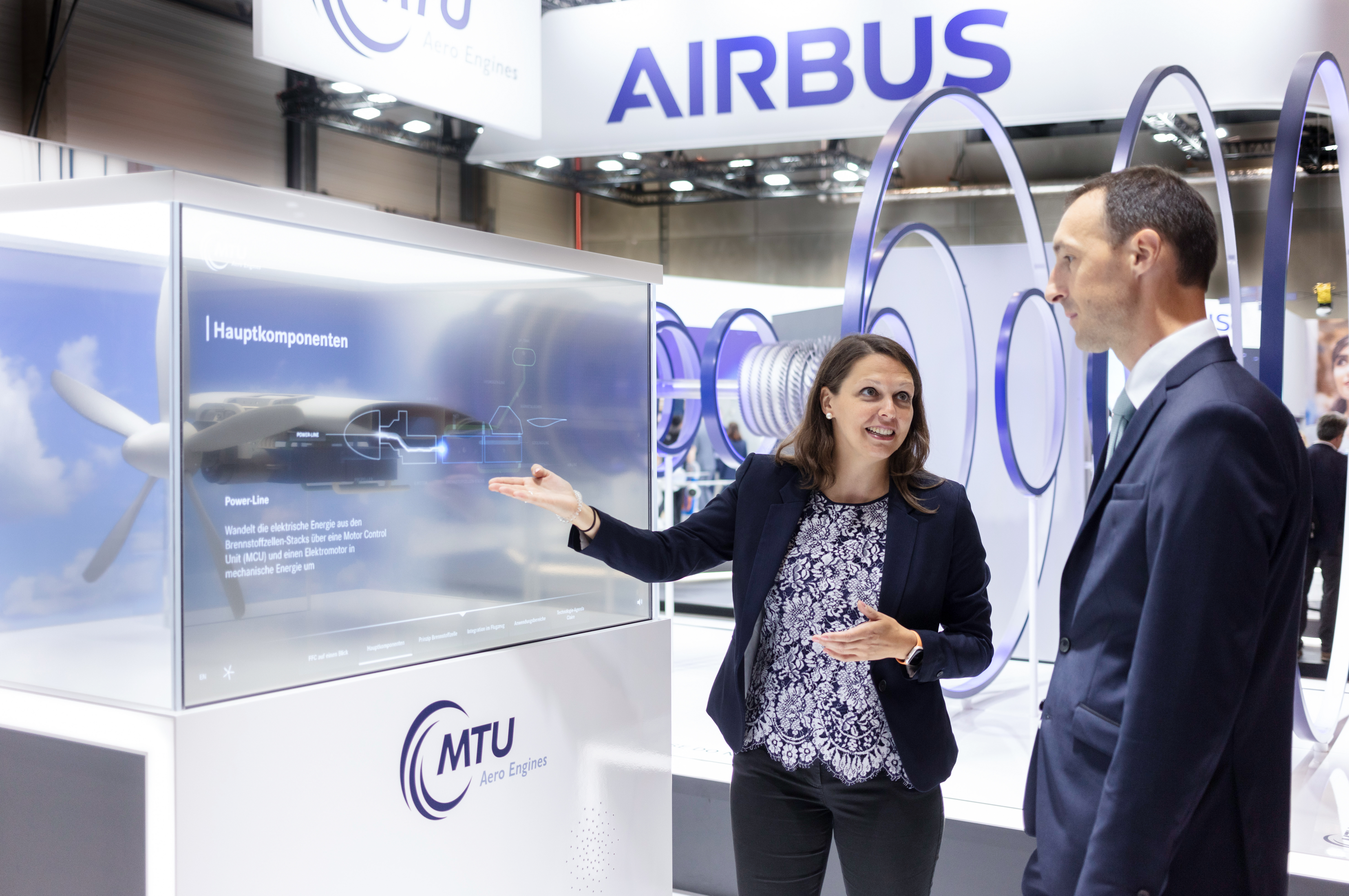MTU Aero Engines Brennstoffzelle Exponat ILA 2022, FFC, Flying Fuel Cell
